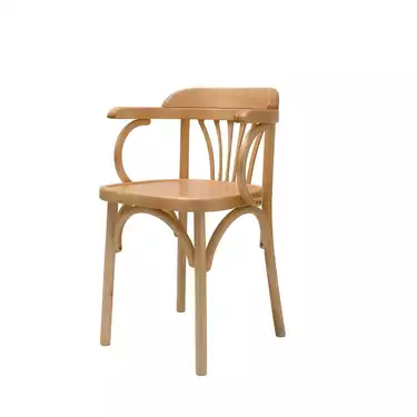 Кресло Венское твердое, светлый орех