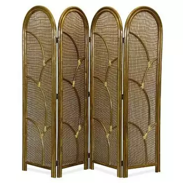 Ширма складная из ротанга 07/05