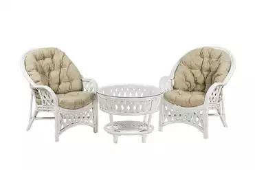 Черчилль Дуэт с круглым столом, подушки светлые