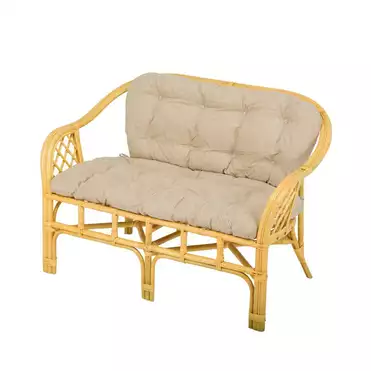 Диван 2-местный из натурального ротанга Маркос