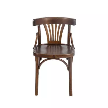 Венский стул твердый, темно-коричневый