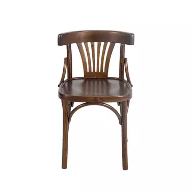 Венский стул твердый, темно-коричневый