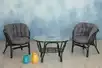 Багама Дуэт с серыми подушками (стол овальный)