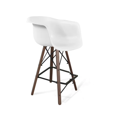 Стул барный Шенгерон SHT-ST31/S80 белый с подлокотниками