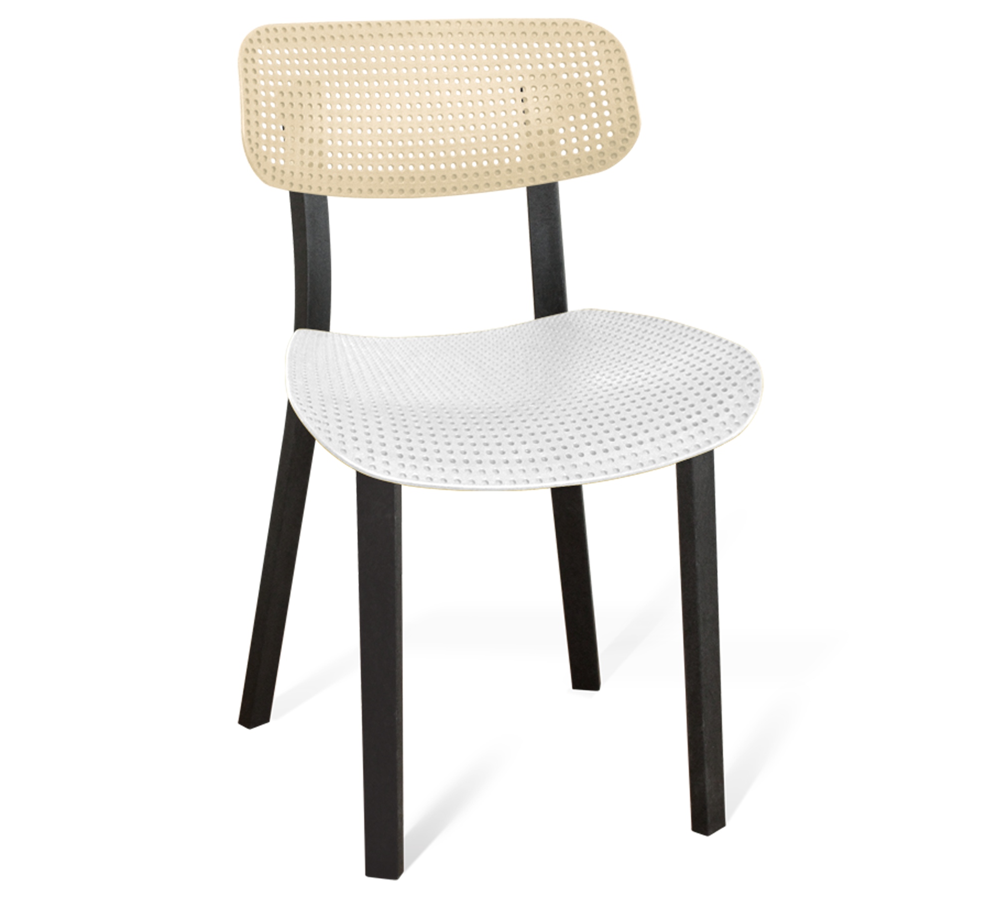 Стул Шенгерон SHT-S85 бежево-белый