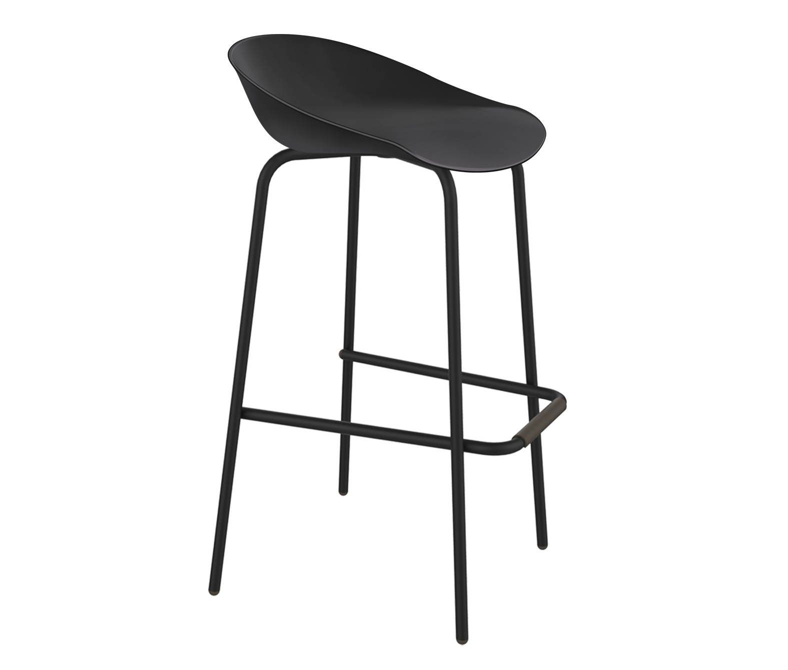 Стул барный Шенгерон SHT-ST19/S29 пластиковый