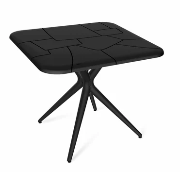 Пластиковый стол Шенгерон SHT-TU30/TT30 83/83 черный