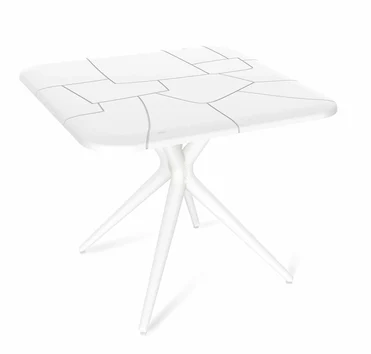 Пластиковый стол Шенгерон SHT-TU30/TT30 83/83 белый