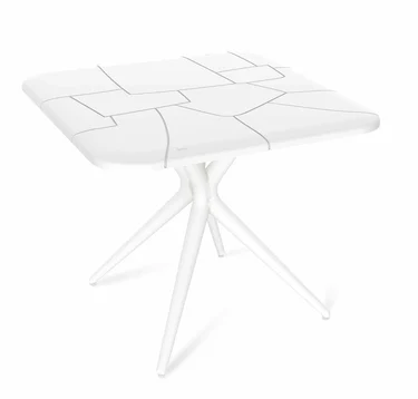 Пластиковый стол Шенгерон SHT-TU30/TT30 83/83 белый