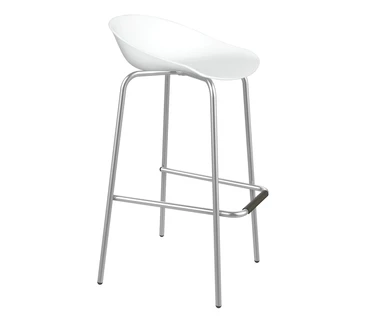 Стул барный Шенгерон SHT-ST19/S29P белый