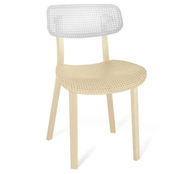 Стул Шенгерон SHT-S85 пластиковый бежевый