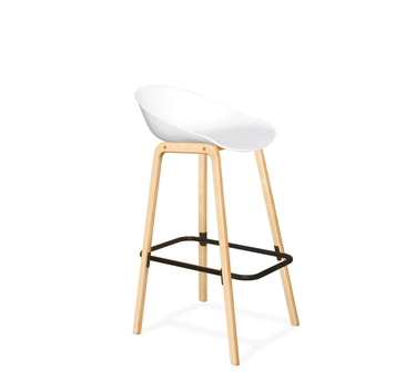 Стул барный Шенгерон SHT-ST19/S94 белый