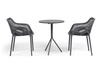 "Беллини" обеденная группа на 2 персоны, цвет темно-серый