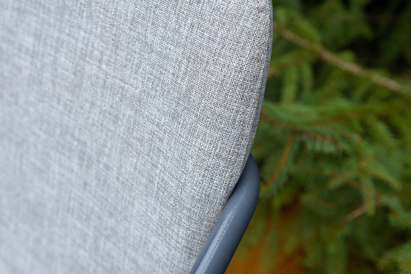 "Марокко" стул из текстилена nanotex, алюминиевый каркас, цвет серый