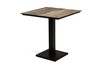 "Каффе" интерьерный стол из HPL квадратный 70х70см, цвет "винтаж"