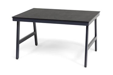 "Рио" стол из HPL 130х90см, цвет столешницы "серый гранит"