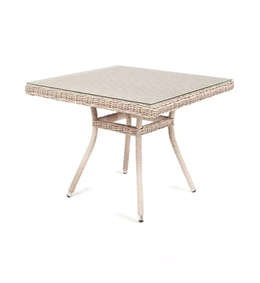 "Арлиш" стол плетеный из искусственного ротанга, цвет бежевый