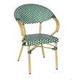 "Дион" плетеный стул из искусственного ротанга, цвет зеленый
