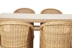 "Эспрессо" обеденная группа плетеная, цвет соломенный