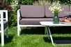 «Этеля» лаунж-зона из алюминия со столиком из HPL 5-местная