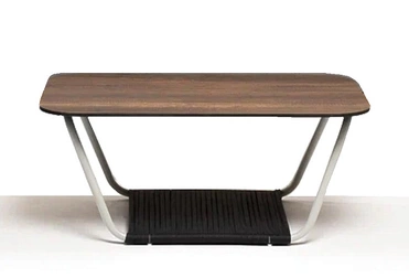 "Глорианте" журнальный стол 90х60см из HPL, цвет "дуб"