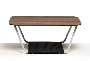 "Глорианте" журнальный стол 90х60см из HPL, цвет "дуб"