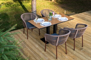 "Ковачо Дабл" обеденная группа на 4 персоны, цвет "дуб"