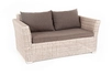 "Капуто" диван из искусственного ротанга двухместный, цвет бежевый