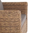 "Капучино" кресло из искусственного ротанга (гиацинт), цвет соломенный