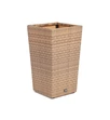 "Капуто" кашпо для цветов плетеное из искусственного ротанга, цвет соломенный