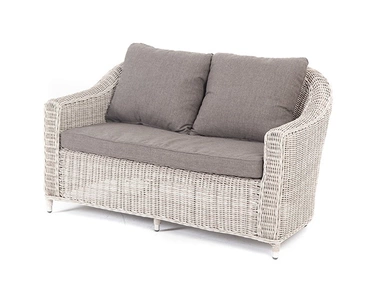 "Копаннини" диван из искусственного ротанга двухместный, цвет бежевый