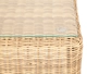 "Копаннини" столик журнальный из искусственного ротанга, цвет соломенный