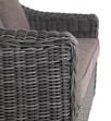 "Копаннини" диван из искусственного ротанга двухместный, цвет графит