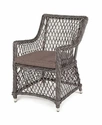 "Латтини" плетеное кресло из искусственного ротанга, цвет графит