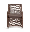 "Латтини" плетеное кресло из искусственного ротанга, цвет коричневый