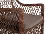"Латтини" плетеное кресло из искусственного ротанга, цвет коричневый