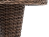 "Леванс" стол круглый из искусственного ротанга, цвет коричневый