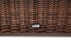 "Лунджи" журнальный столик плетеный, цвет коричневый