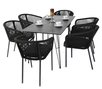 "Милан" обеденная группа на 6 персон, цвет темный