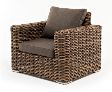 "Палемар" кресло из искусственного ротанга, цвет соломенный