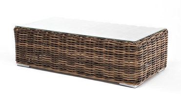 "Палемар" журнальный столик из искусственного ротанга, цвет соломенный