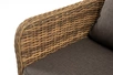 "Провенз" диван из искусственного ротанга трехместный, цвет соломенный