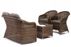 " Раверио  " лаунж-зона из искусственного ротанга, цвет коричневый