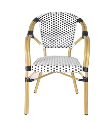 "Шанелюс" плетеный стул из искусственного ротанга, цвет черный