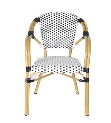 "Шанелюс" плетеный стул из искусственного ротанга, цвет черный