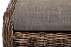 "Таррагона" пуф плетеный, цвет коричневый
