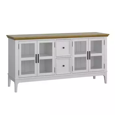 Тумба ТВ "Квадро-С" 42 (белый лак-антик 24)