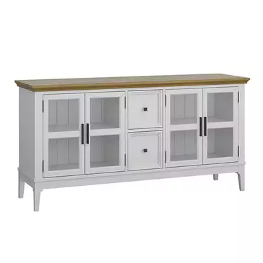 Тумба ТВ "Квадро-С" 42 (белый лак-антик 24)