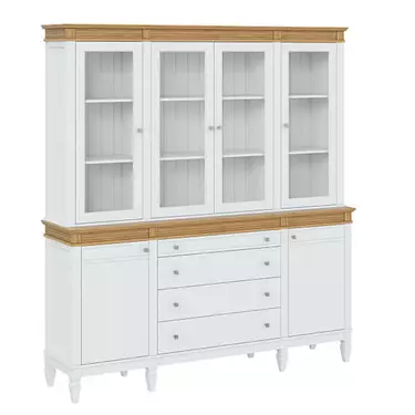 Буфет "Ольса" 440/424 (белый лак/антик 24)