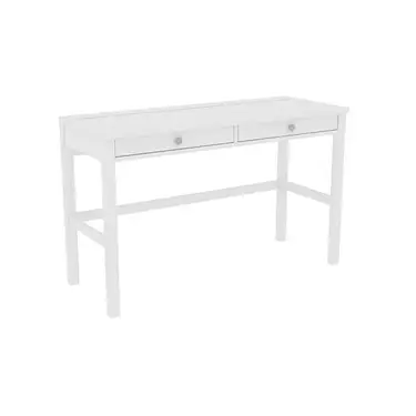 Стол письменный "Кантри" 02 (белый лак)